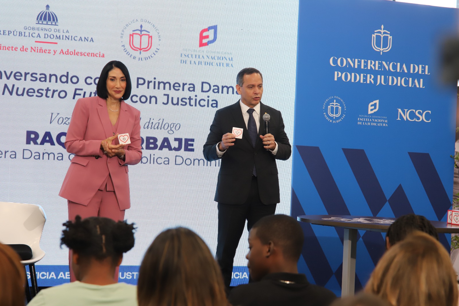 Primera Dama y juez presidente SCJ